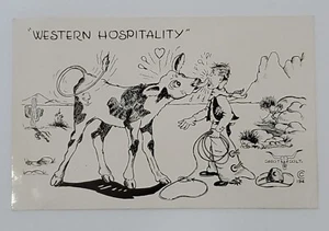 1940’s Humorous Comical Postcard - Cabot Colt - WESTERN HOSPITALITY - Bild 1 von 2
