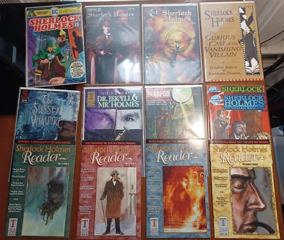 Sherlock Holmes Reader Vol 1 1-4 + 9 More Comics DC #1, Killustrated 4, Victoria Foto 1 de 4