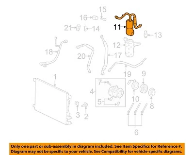 Calentador de aire acondicionado 8C3Z19C836C Ford OEM 08-10 F-250 Super Duty Foto 1 de 2