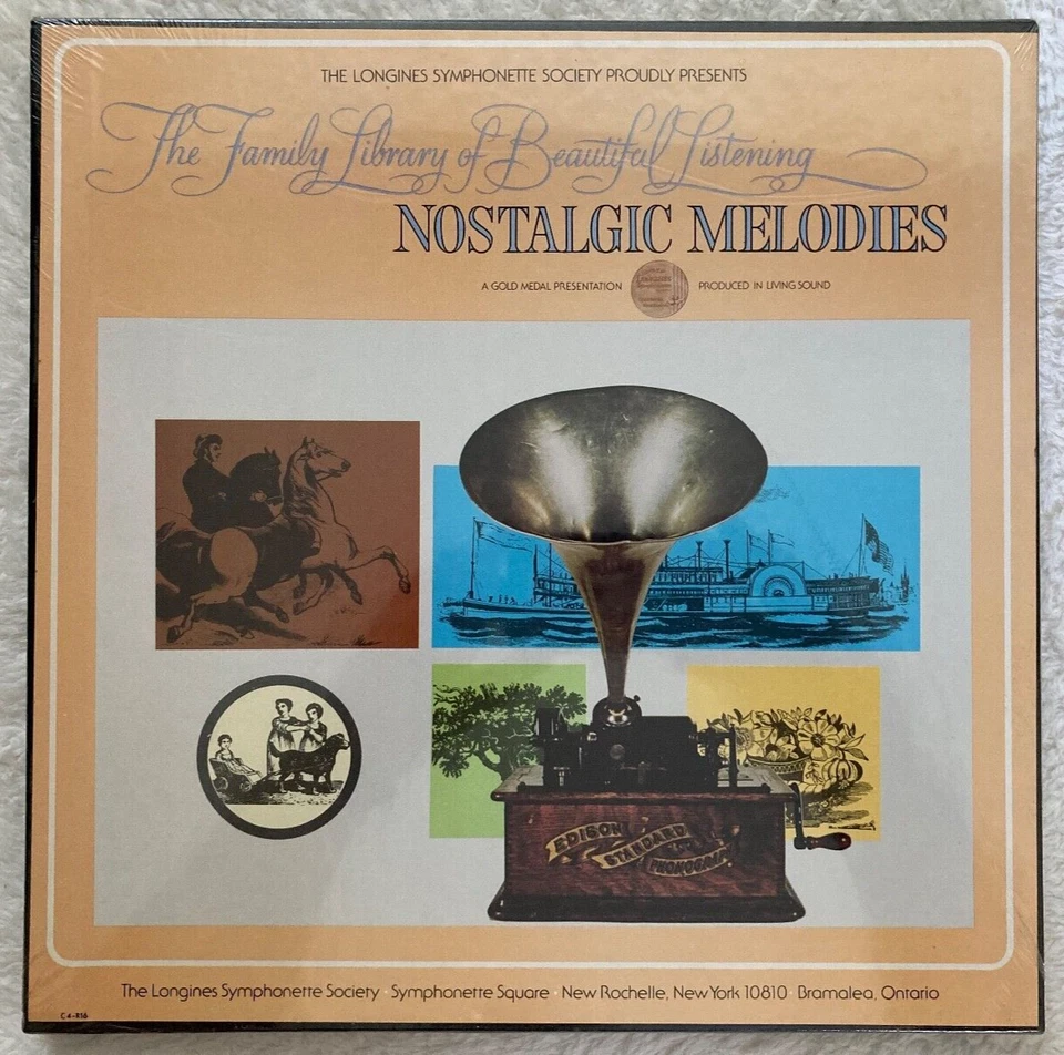 NEW Longines Symphonette Society 3 LP Boxed Set - Nostalgic Memories (1973) - Image 1 of 1
