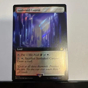 Sunbaked Canyon (erweiterte Kunst) (Surge Foil) - Doctor Who - MTG - NM - Bild 1 von 2