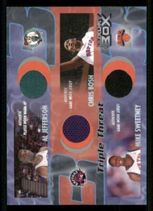 2004-05 Topps Luxury Box Relics #JBS Al Jefferson/Chris Bosh/Mike Sweetney /450 - Picture 1 of 2