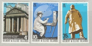 Gilbert and Ellice Islands Sir Winston Churchill 1974 MNH** Full Set A18P35F889 - Picture 1 of 1
