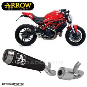 Exhaust DUCATI MONSTER 797 2017 2018 ARROW Nichrom Black PRO-RACE - Picture 1 of 4