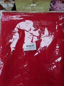 Red tablecloth - rectangle - 60 x 102 inches - Brand New - Picture 1 of 2