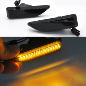 2x Dynamic LED Side Marker Light Smoked for Mini Cooper Countryman 2017-2021 - Picture 1 of 6