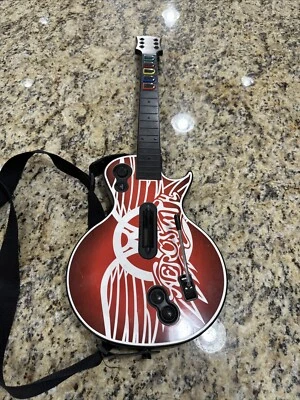 Red Octane Guitar Hero Les Paul Wireless Controller Playstation Aerosmith - Image 1 of 4