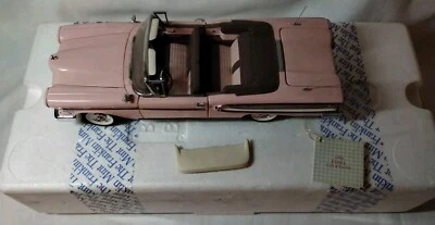 FRANKLIN MINT 1958 EDSEL CITATION CONVERTIBLE PINK  DIECAST CAR B11TL12 IN BOX - Image 1 of 4