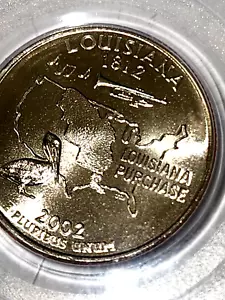 2002 P Washington Quarter - PCGS MS68 Louisiana - Picture 1 of 5