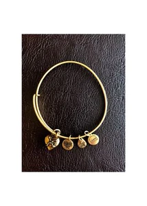 ALEX AND ANI copper tone heart adjustable bracelet - Picture 1 of 2