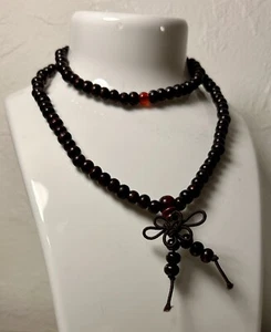 Handmade Thai Wooden Bead Necklace. Mens, Womens, Boys, Girls, Jewellery - Picture 1 of 3
