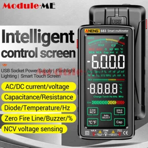 ANENG 683 682 681 Smart Digital Multimeter AC/DC Capacitance Meter Diode Tester
