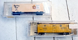 Dos vagones de caja a escala N / Smokey Bear y Missouri Pacific Lines - Imagen 1 de 5