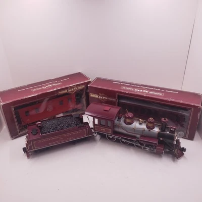 Bachmann G Scale Big Haulers THUNDERBOLT EXPRESS Train Set #49 W/ Caboose & Car - Image 1 of 4