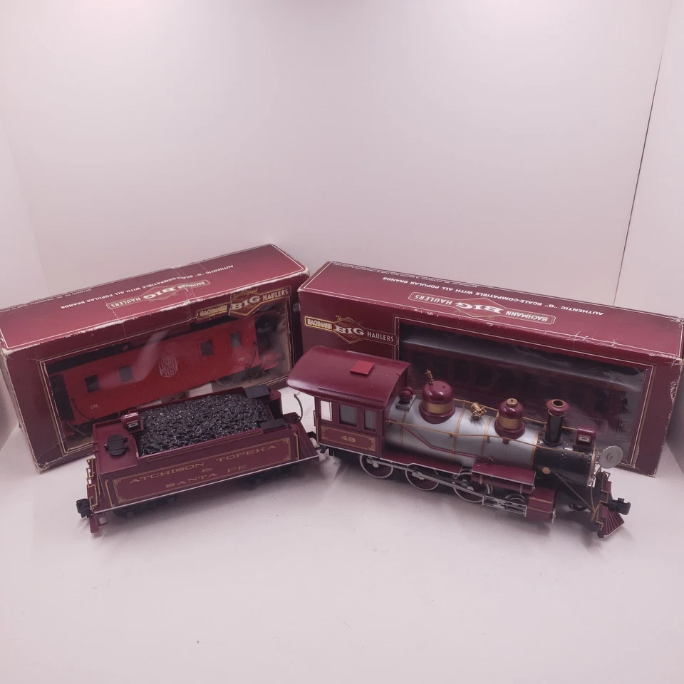 Bachmann Escala G Big Haulers THUNDERBOLT EXPRESS Juego de Tren #49 con Caboose y Coche Foto 1 de 4