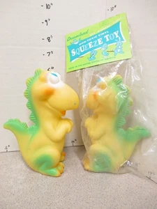DREAMLAND 1967 dinosaur lizard dragon figure baby squeeze toy MIP - Picture 1 of 1