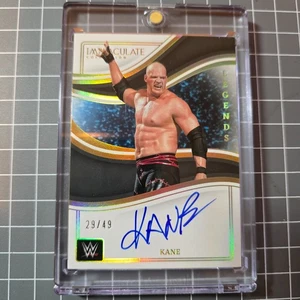 2023 Immaculate WWE Kane Legends Auto /49 - Picture 1 of 2