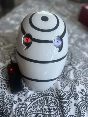 Naruto Obito Uchiha Tobi LED Cosplay Mask Helmet Sharingan Eye Akatsuki Prop - Image 1 of 4