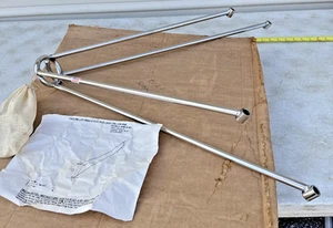 Ski Tow Bar Drag Jet Boat Accurate Spring Mfg Stainless Transom Mount Vintage - Picture 1 of 22