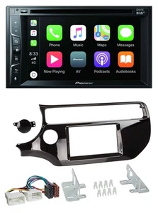 Pioneer MP3 USB DVD Bluetooth DAB 2DIN Autoradio für Kia Rio UB ab 15 piano-schw - Bild 1 von 6