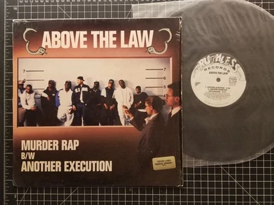 ABOVE THE LAW  Murder Rap 12" 1990 IN SHRINK Vinyl ANOTHER EXECUTION Dr Dre EAZY - Image 1 of 4