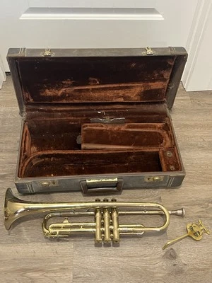 Vintage Olds Ambassador Trumpet Fullerton CA w/ Hard Carrying Case Read!!! - Image 1 of 4