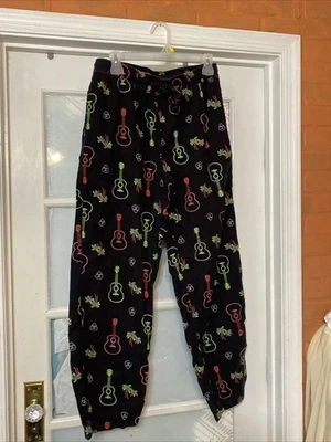 Pantalones de salón Life Is Good de neón para dormir de franela medianos para hombre 100 % algodón Foto 1 de 4