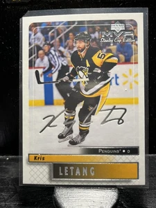 Kris Letang #38 2019-20 UD MVP Stanley Cup Edition 20 aniversario Silver Script - Imagen 1 de 2
