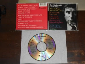 BURT BACHARACH Greatest Hits CD USA 12 tracks A&M CD 3321 - Imagen 1 de 2