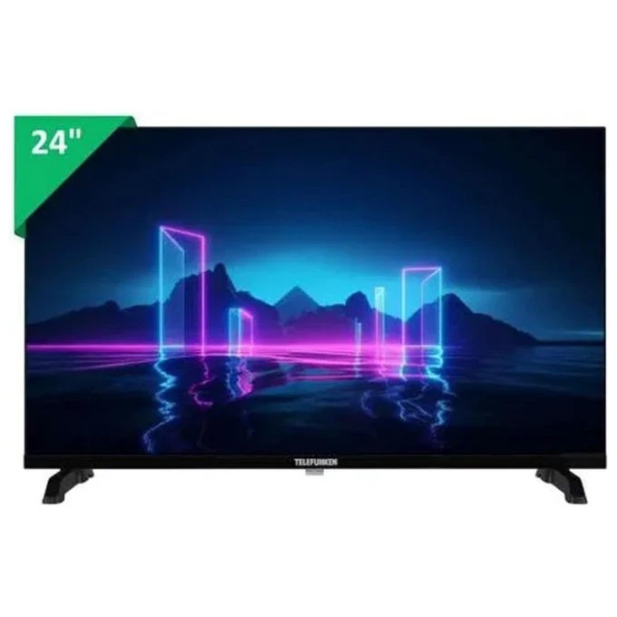 TELEFUNKEN Televisore 24 pollici Nero DVB-T2 TE24900B56YXD TV LED HD Ready - Immagine 1 di 1