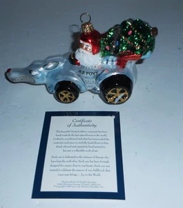 JOY TO THE WORLD A J FOYT JR RADICAL RIDE LTD.  ORNAMENT RARE IN BOX COA 1999 - Picture 1 of 3