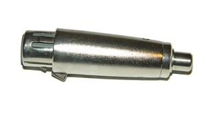 Conector XLR hembra a RCA 3 pines audio década 2000 ACC3137 4035B - Imagen 1 de 3