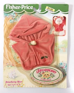 Briarberry Wear 71522 Pink Hoodie Vest Poncho Vintage 1999 Fisher Price New - Picture 1 of 11