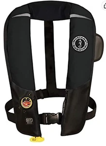 Life Vest $280 Mustang Survival Inflatable PFD with HIT (Auto Hydrostatic) Black - Picture 1 of 5