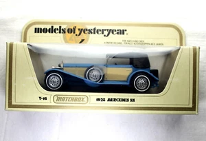 MATCHBOX MODELS OF YESTERYEAR 1928 MERCEDES SS Y-16 Blue/Beige. - Picture 1 of 6
