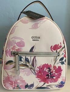 guess flower backpack
