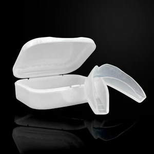 Single Mouth Guard Kochen Biss Kaugummi Schild Zahnschutz Kampfkunst + Etui - Bild 1 von 5