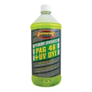 Lubricante de página de compresor de aire acondicionado Supercool P46-32D, con botella de plástico de tinte UV - Imagen 1 de 1