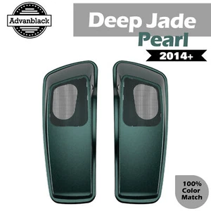 Cubierta de audio para alforja con alforja de 6x9" Harley Touring 2014+ Deep Jade Pearl - Imagen 1 de 7