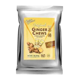 Prince of Peace Ginger Chews Original, 1 lb. Candied Ginger, Natural Ginger Chew - Picture 1 of 5