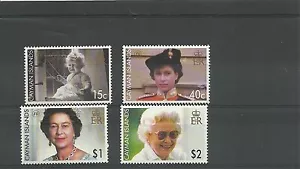 CAYMAN ISLANDS SG1093-1096 80. GEBURTSTAG VON QUEEN ELIZABETH 11 POSTFRISCH - Bild 1 von 1
