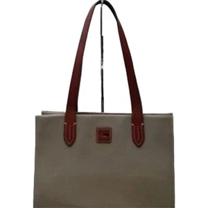 Bolso de hombro de cuero gris granulado Dooney & Bourke - Imagen 1 de 5