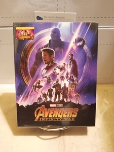 Avengers Infinity War 3D XL Full Slip SteelBook Blu-ray 2018 FilmArena FAC #150 - Picture 1 of 9