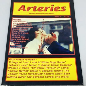 Arteries #3 - Horror Exploitation Cult Cinema DVD Reviews UK Magazine RARE OOP - Picture 1 of 8