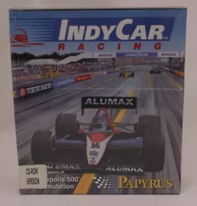 Indy Car Racing Indianapolis 500 PC Game: The Simulation CD-Rom Papyrus New - Picture 1 of 7