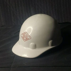 Philadelphia Electric Company Service Hard Hat Red Logo & White Helmet - Picture 1 of 6