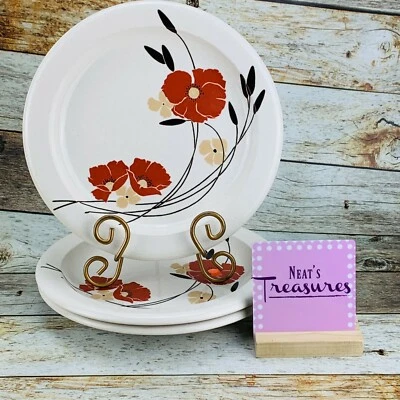 Juego de 3 platos de cena vintage Mikasa color complementos CHARISMA terracota bronceado  Foto 1 de 4