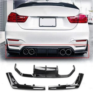 Fit For BMW F80 M3 F82 F83 M4 PSM Style Bumper Lip Spoiler Splitter Glosss Black - Picture 1 of 7