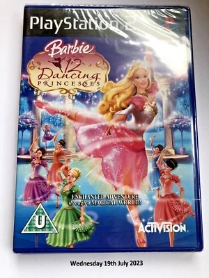 PS2 Barbie in the 12 Dancing Princesses UK Pal,  Brand New & Sony Factory Sealed - Image 1 of 2