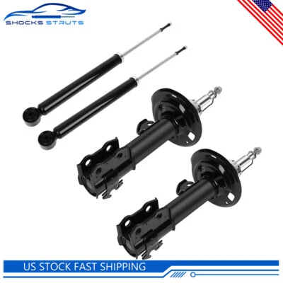 Conjunto de 4 amortecedores dianteiros e traseiros apoios de suspensão para 2012-2015 Toyota Prius C 2006-2015 Yaris - Imagem 1 de 4